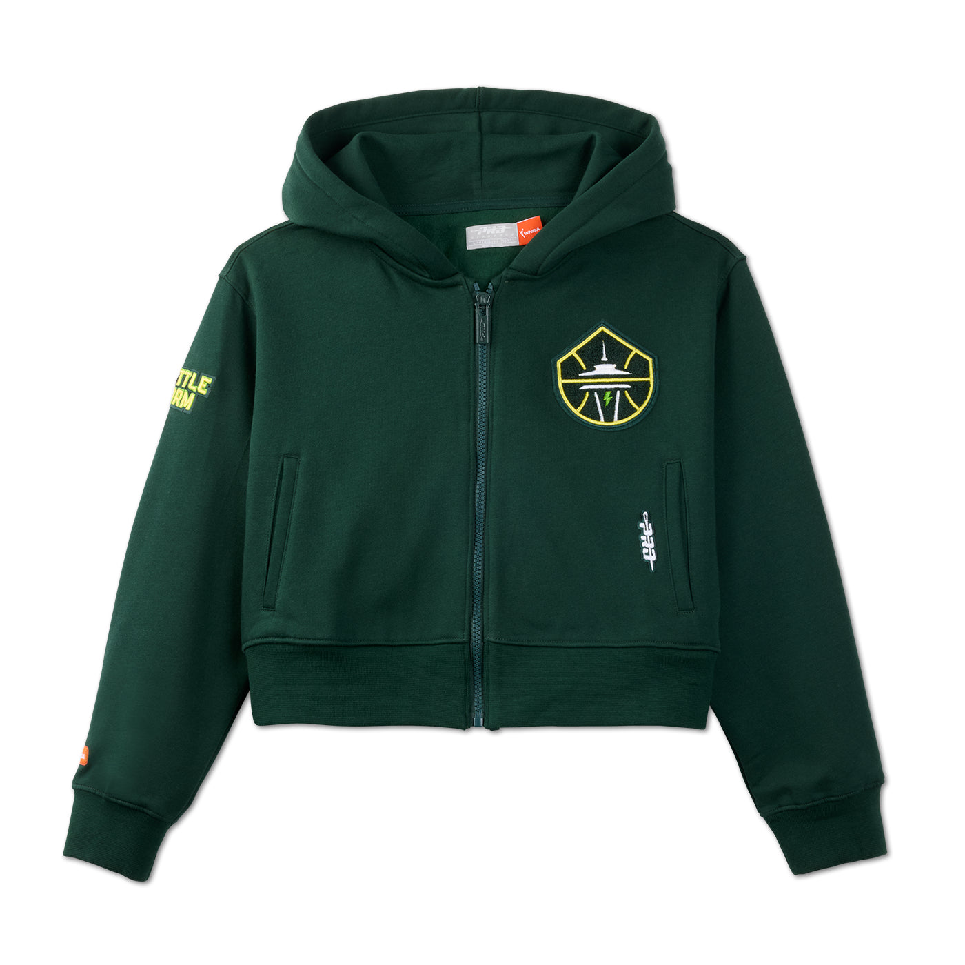 Girls Chenille Cropped Full Zip