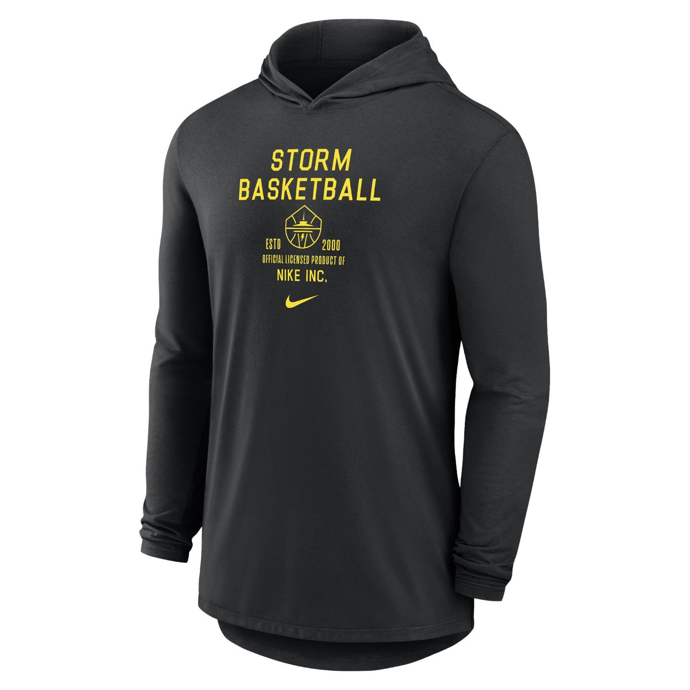 Seattle Storm Nike Dri Fit Cotton Long Sleeve Hoodie