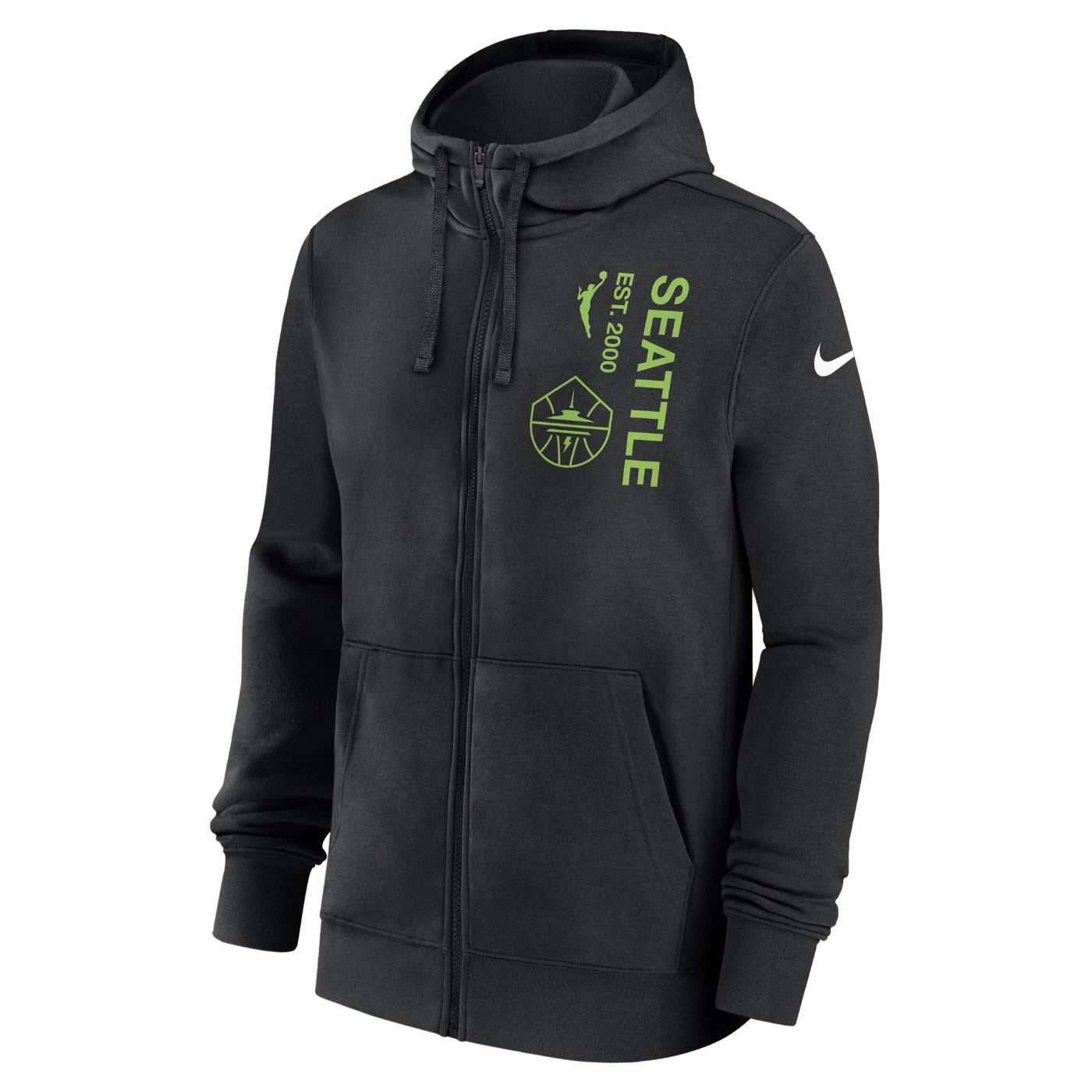 Seattle Storm Nike Club Fleece Full Zip Hoodie