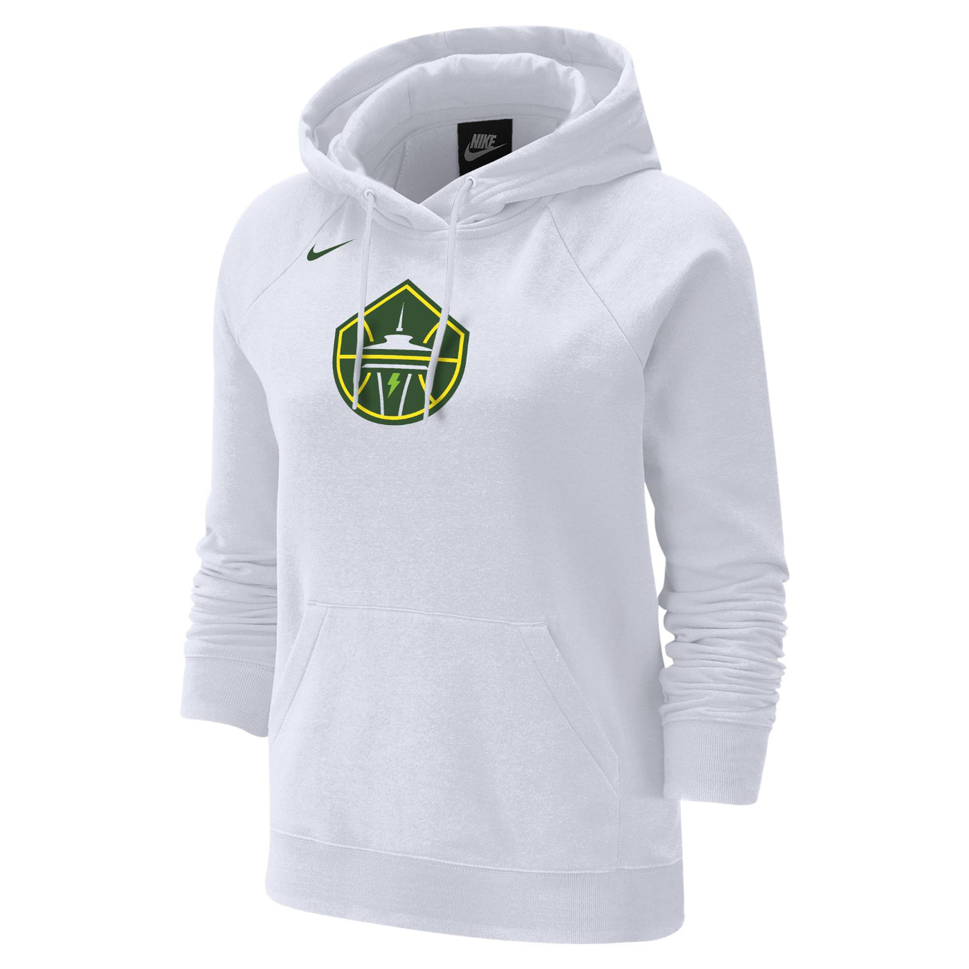 Seattle Storm Primary Club White Fleece Hoodie