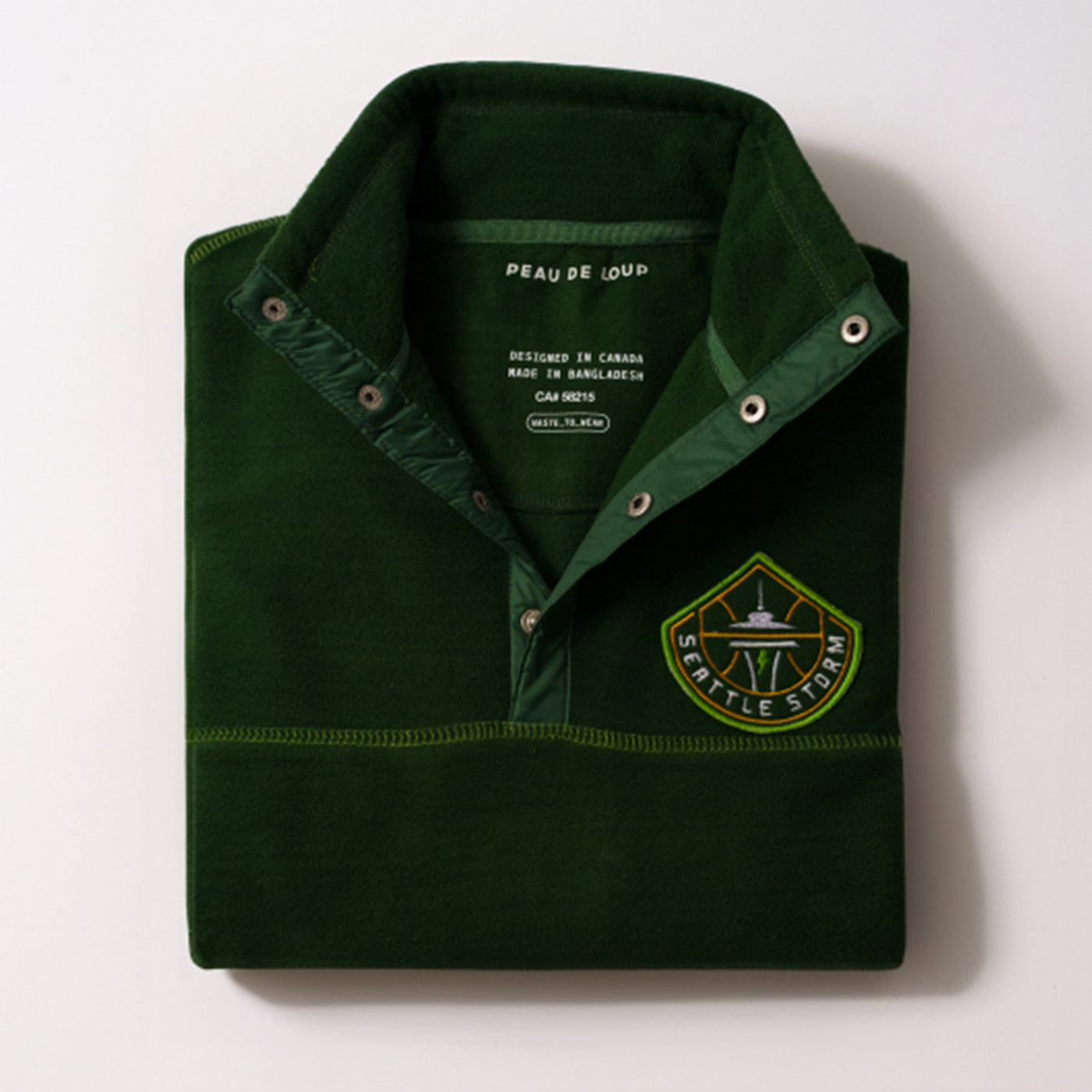 Peau De Loup Sideline Fleece Quarter Zip