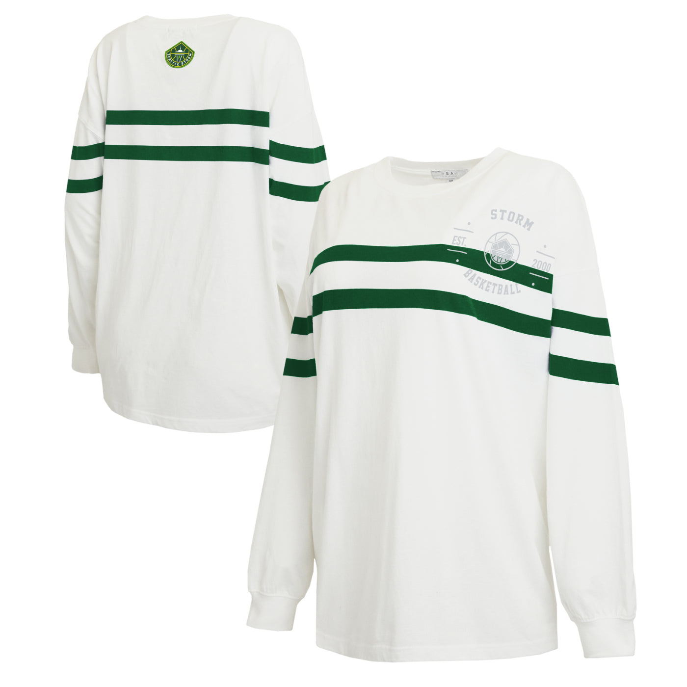 Wear by Erin Andrews Long Sleeve White Womens Tee