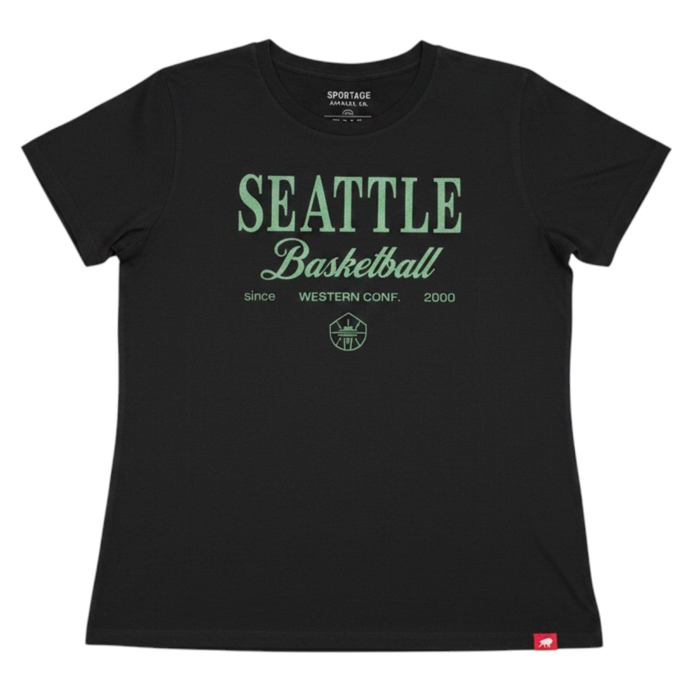 Sportiqe Womens Seattle Basketball Arcadia Tee