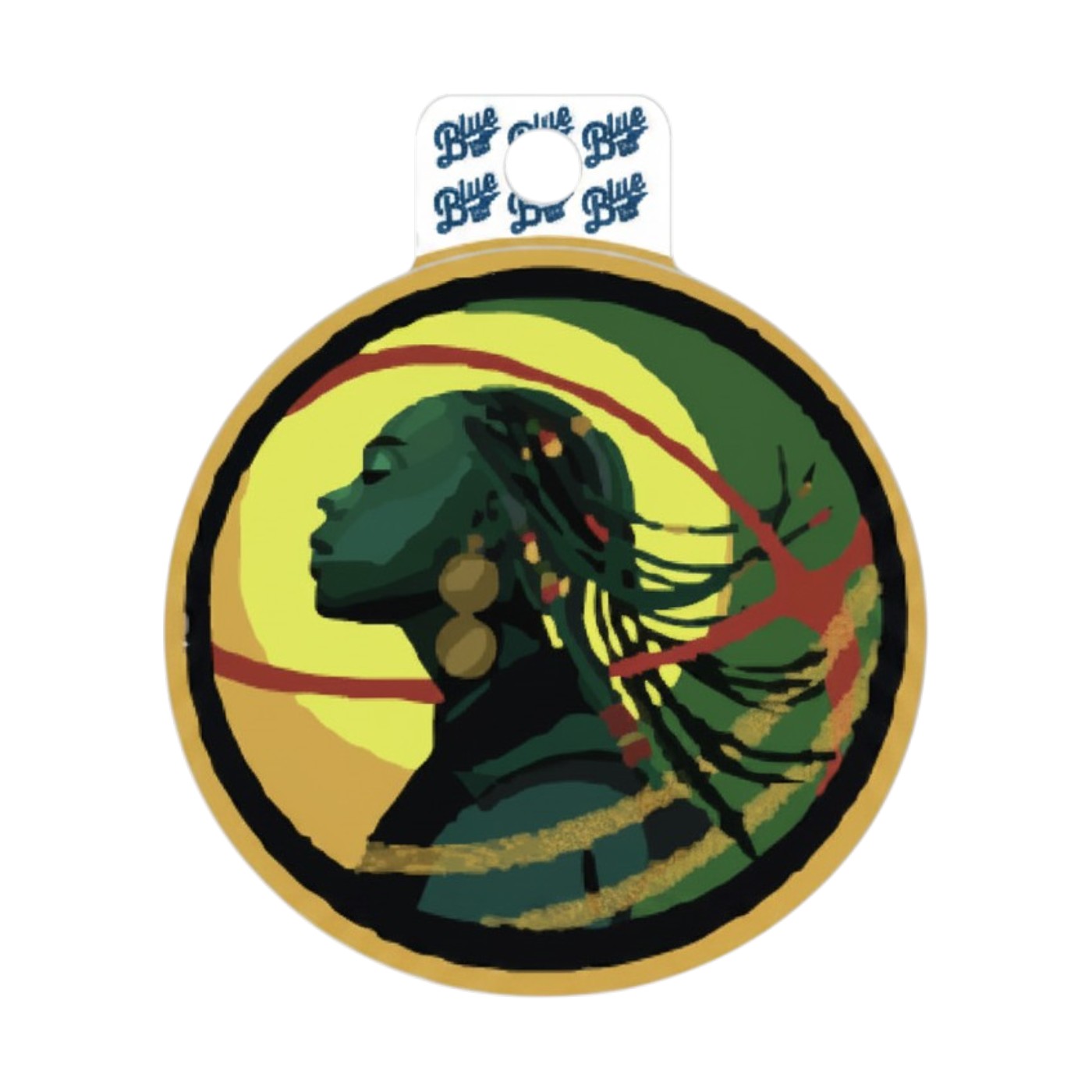 Black Excellence Portrait Sticker