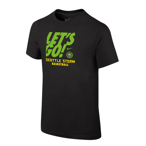 Youth Let's Go Tee Black