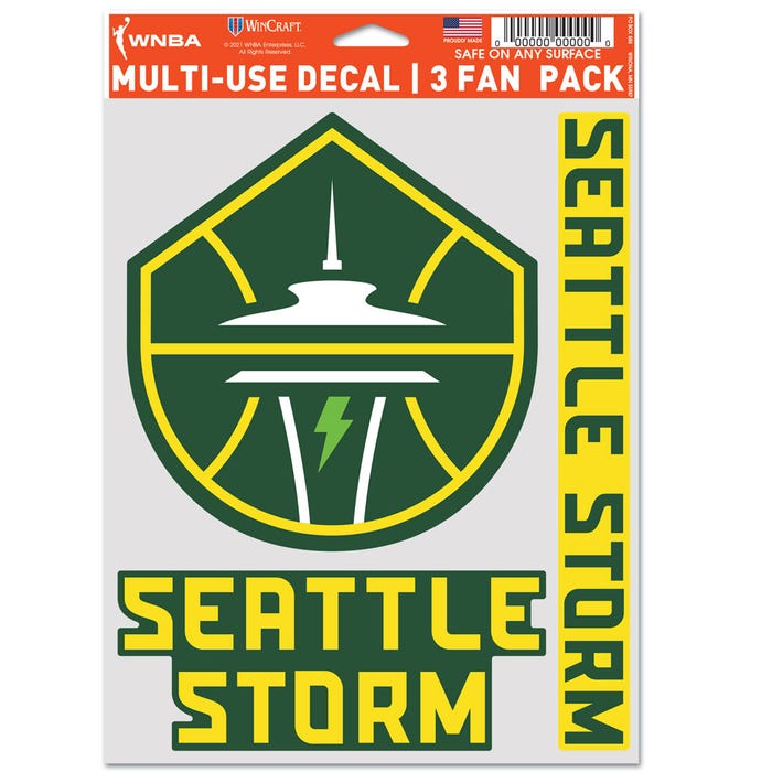 Multi Use Decals – Seattle Storm Team Shop