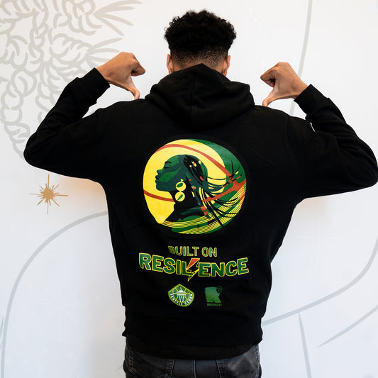 Built on Resilience Black Excellence Hoodie