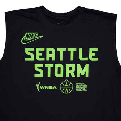 Bigtime Sleeveless Black Tee