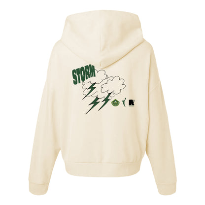 Round21 Storm Crop Hoodie