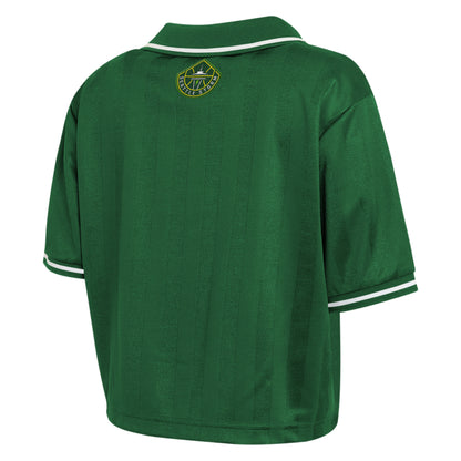 Wear by Erin Andrews Cropped Polo Womens Top