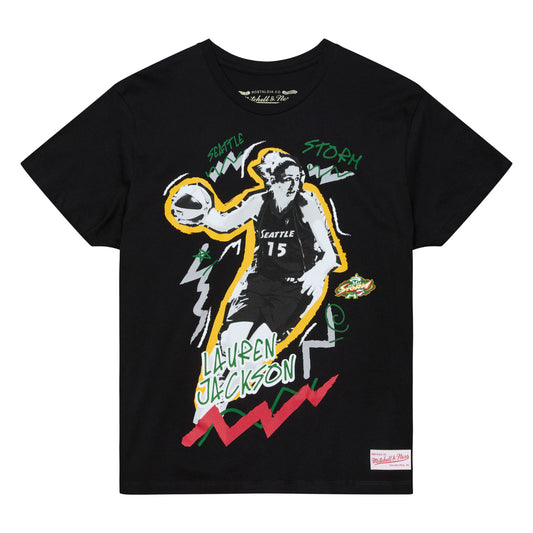 Mitchell and Ness Lauren Jackson Chalked Up Tee