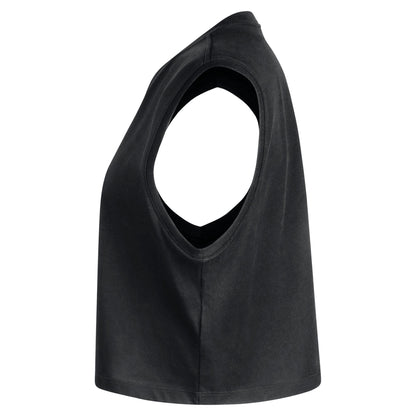 Nike Storm Sleeveless Black Crop Tee