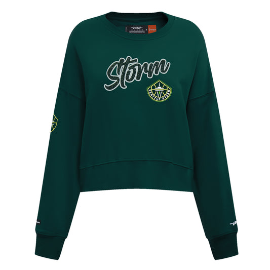 Womens Storm Crystalline Crewneck