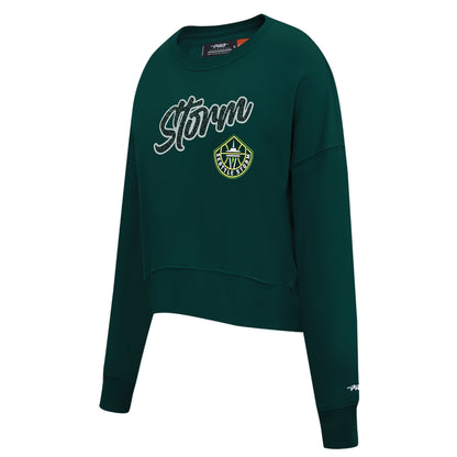 Womens Storm Crystalline Crewneck