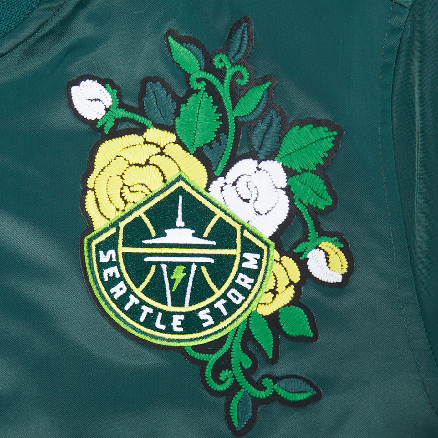 Pro Standard Womens Ink and Bloom Satin Jacket