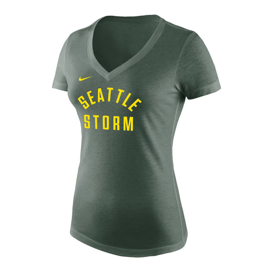 Nike Womens Seattle Storm Triblend V-Neck Tee
