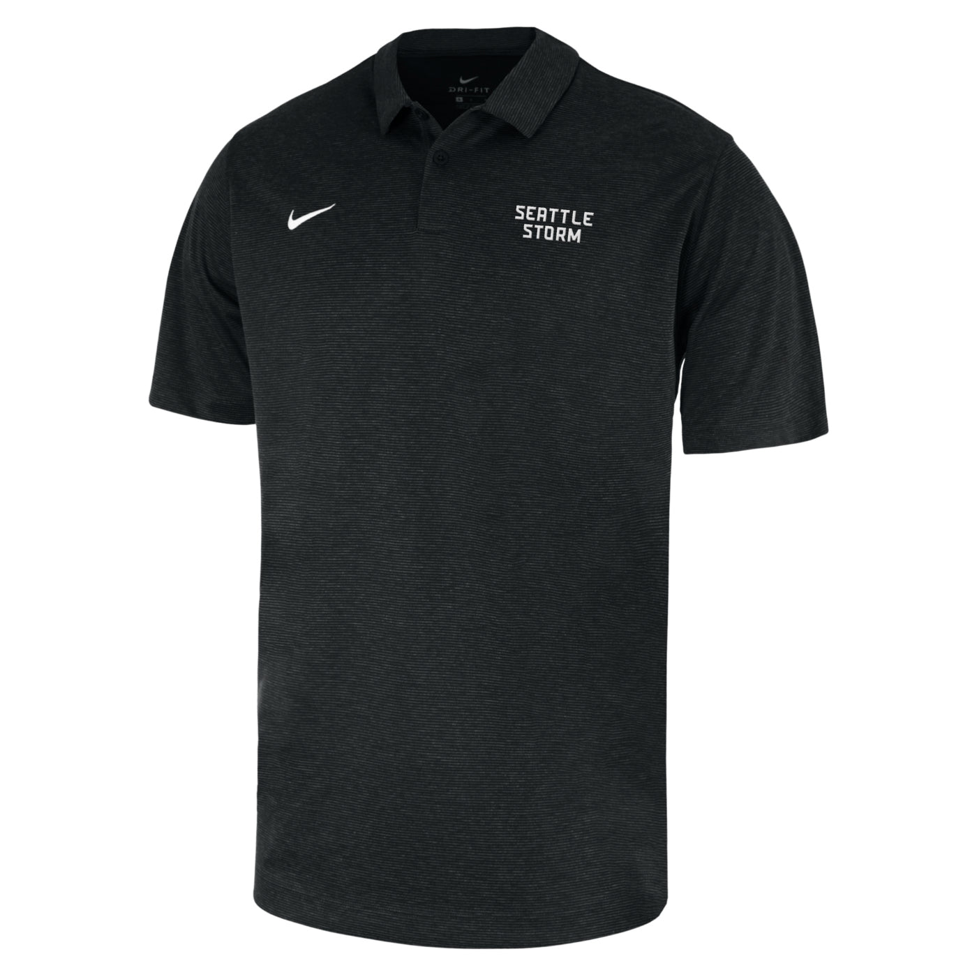 Nike Wordmark Heather Black Polo