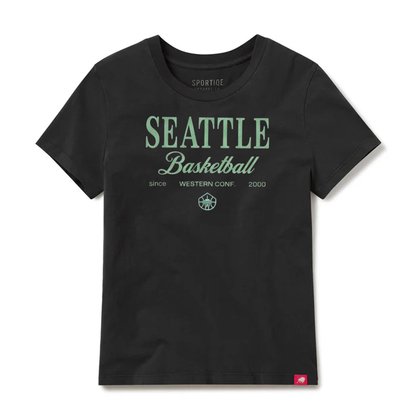Sportiqe Womens Seattle Basketball Arcadia Tee