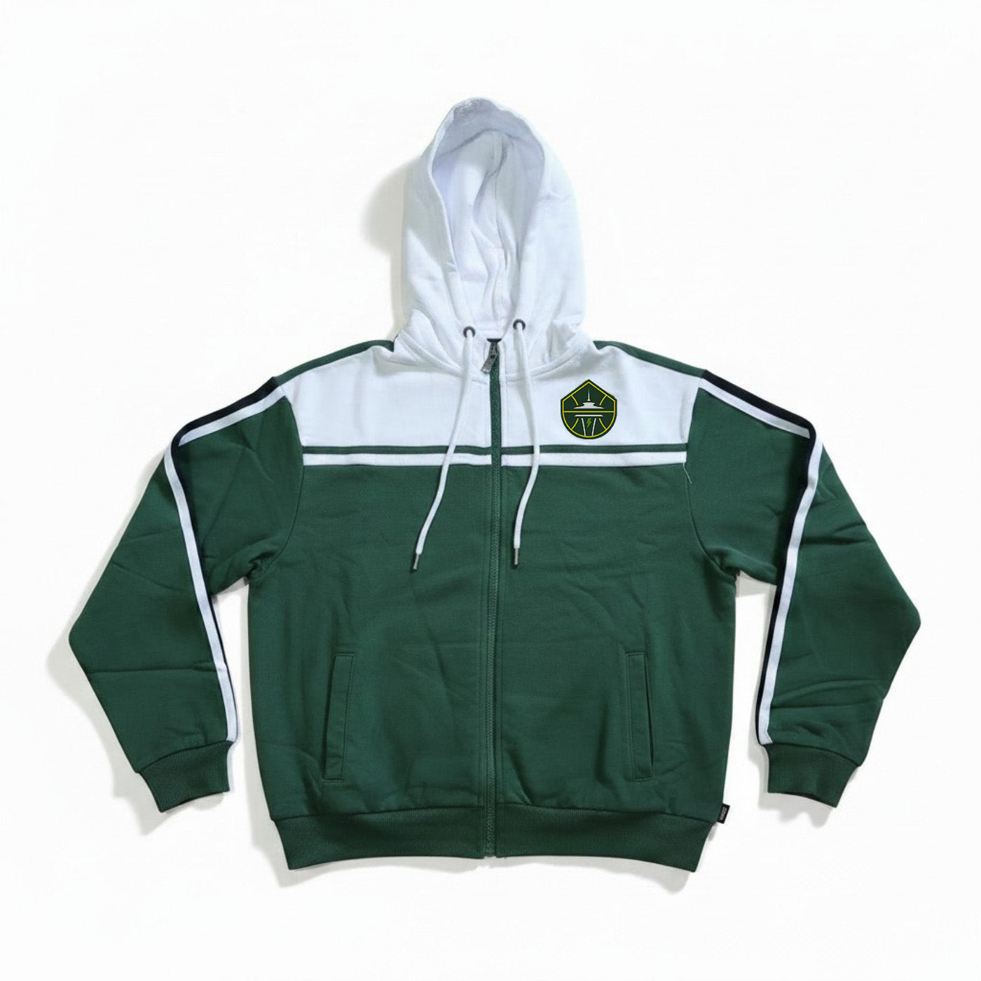 Wear by Erin Andrews Colorblock Full Zip Hoodie