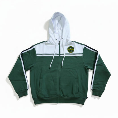 Wear by Erin Andrews Colorblock Full Zip Hoodie