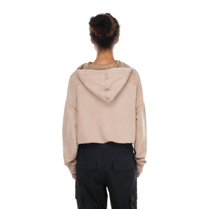 New Era Womens Primary Mocha Hoodie