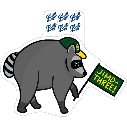 Jimo-three Sticker