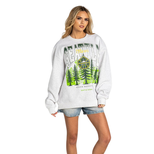 Wild Collective Trees Seattle Storm Crewneck