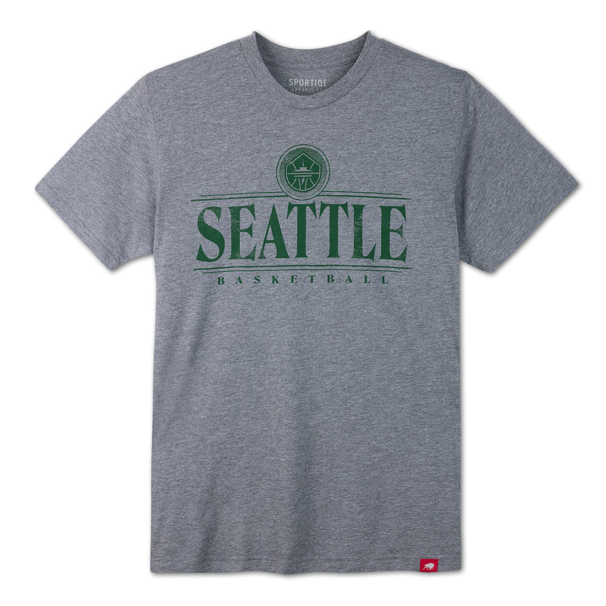 Sportiqe Seattle Basketball Comfy Tee