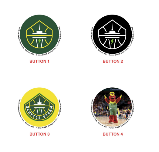 Buttons - 4 pack