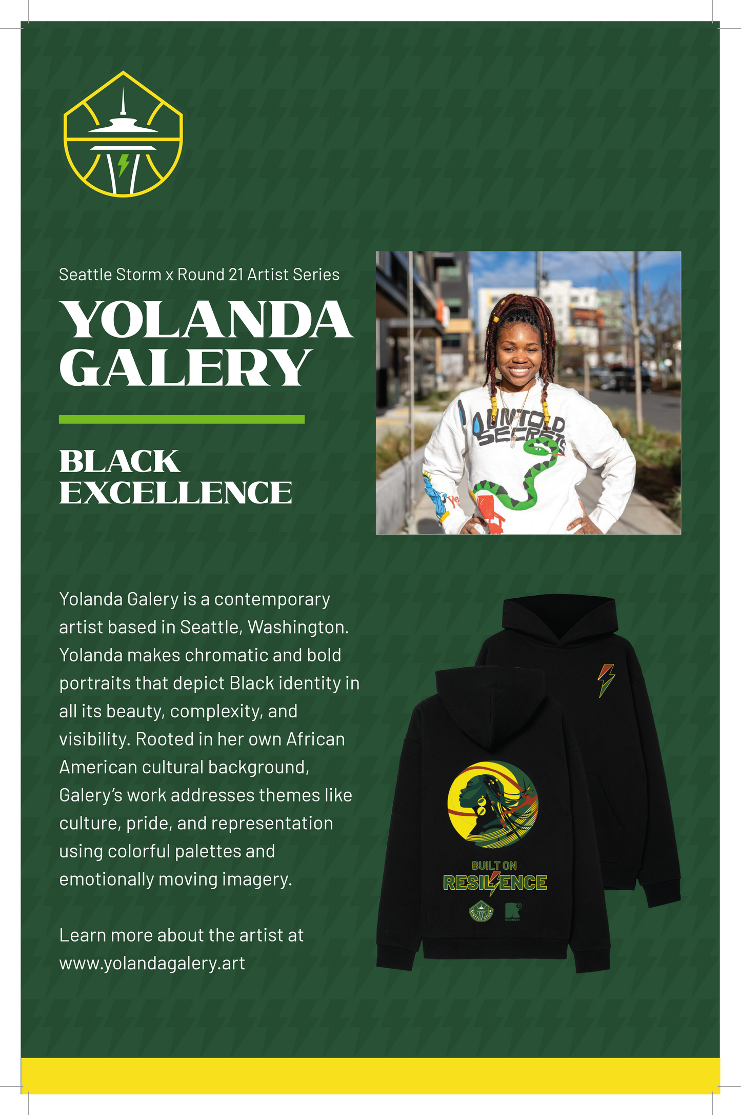 Deep Roots Black Excellence Tee