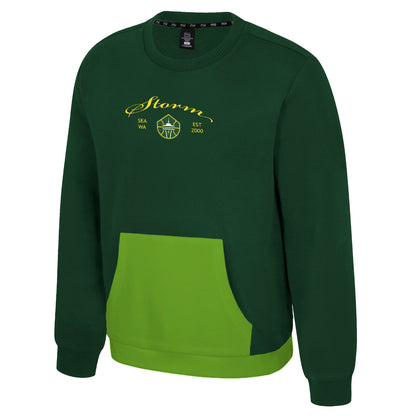 Colorblock Pocket Crewneck