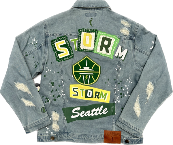 Seattle Sonics Primary Team Logo Patch - Maker of Jacket