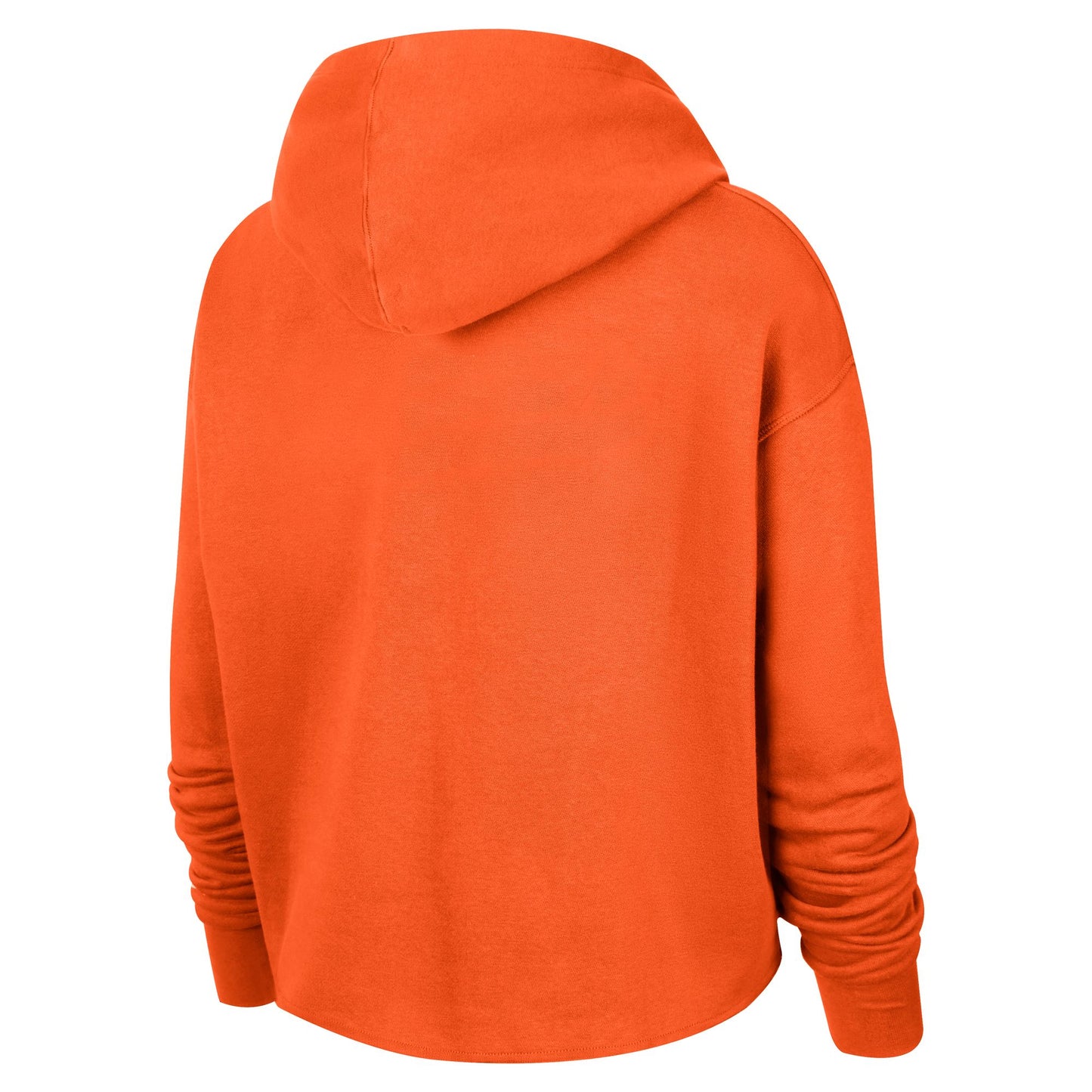 WNBA League Logo Crop Orange Pullover Hoodie